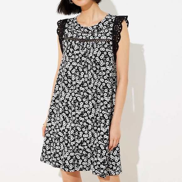 LOFT Dresses & Skirts - Loft Eyelet Swing Dress